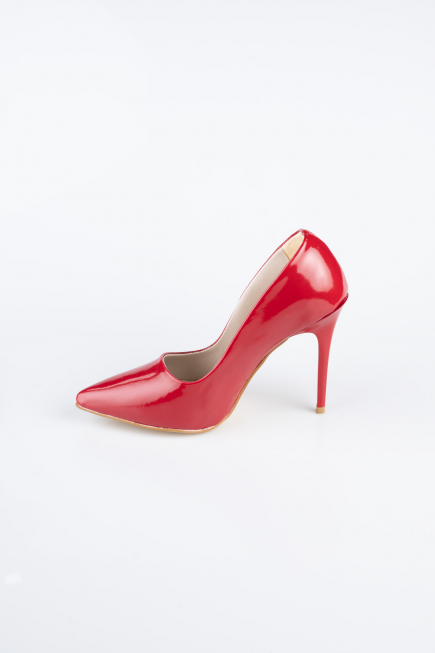 Kırmızı Rugan Stiletto ABR1140