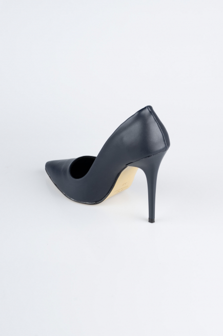 Lacivert Deri Stiletto AB1140