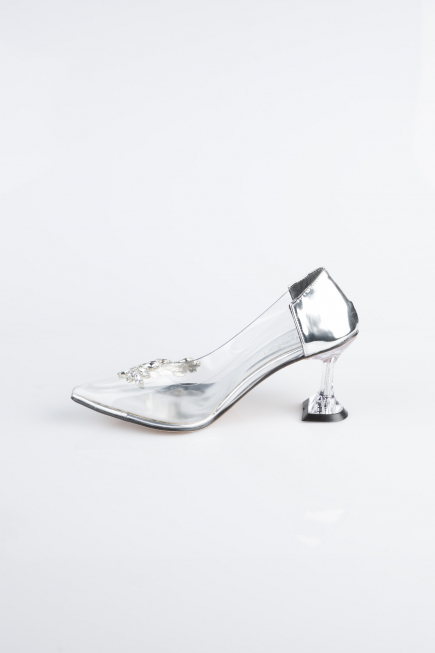 Gümüş Rugan Stiletto ABR1055