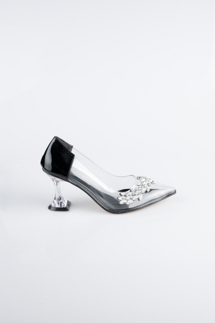 Siyah Rugan Stiletto ABR1055