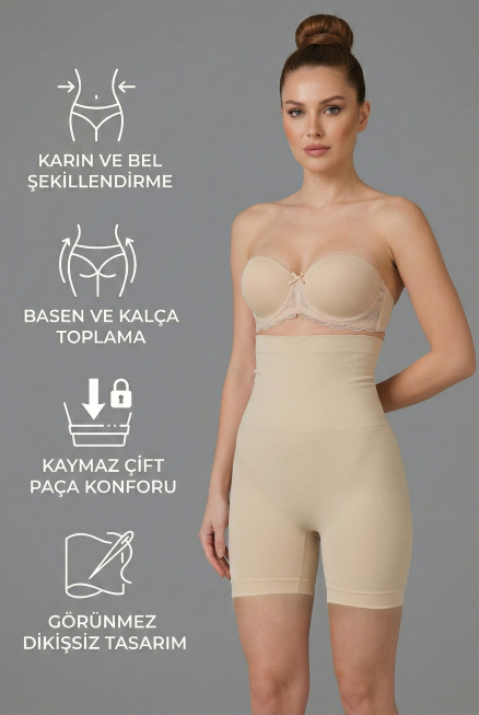 Ten Bel ve Karın Toparlayıcı Korse EM2014