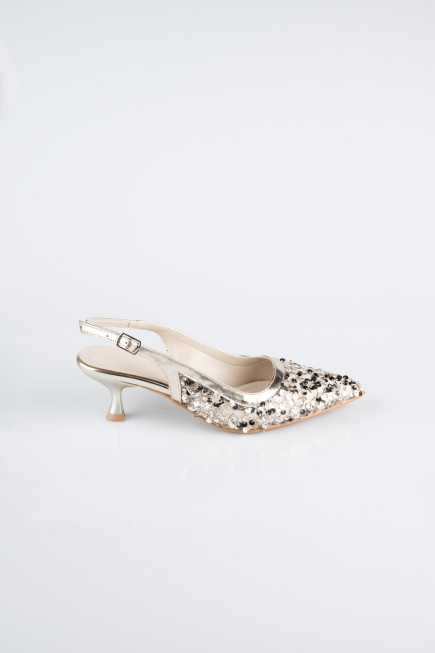 Gold Pullu Stiletto ABP2107