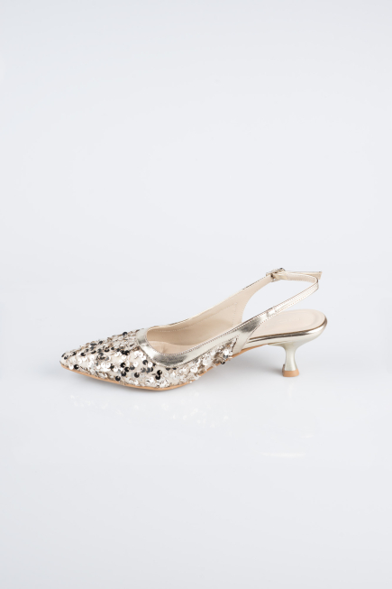 Gold Pullu Stiletto ABP2107
