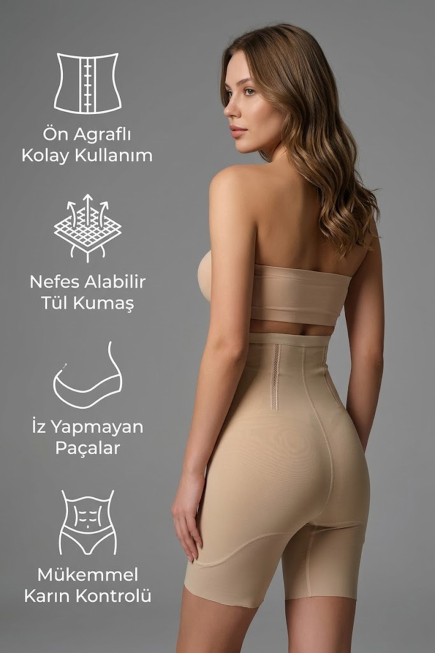 Ten Bel ve Karın Toparlayıcı Korse EM2928