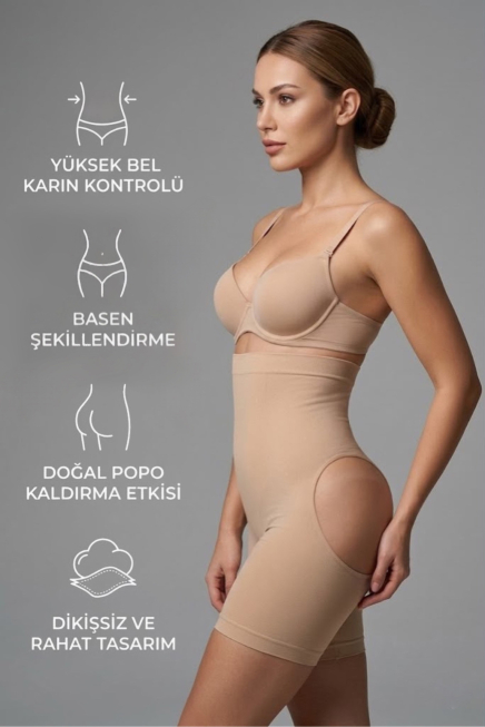Ten Bel ve Karın Toparlayıcı Korse EM2063