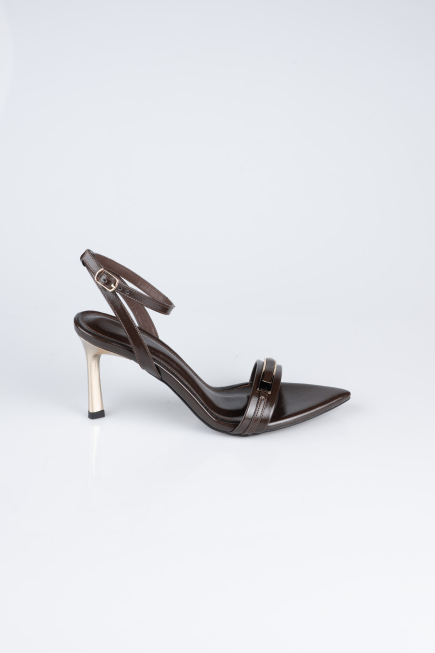 Kahverengi Cilt Stiletto AB2109